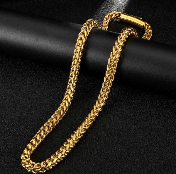 

18k 4mm flower basket gold plated chain necklace, Silver