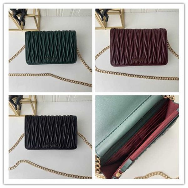

2022 designer luxury madras dahlia leather crossbody chain matelasse shoulder bag women's 2247 size:23x15x5cm
