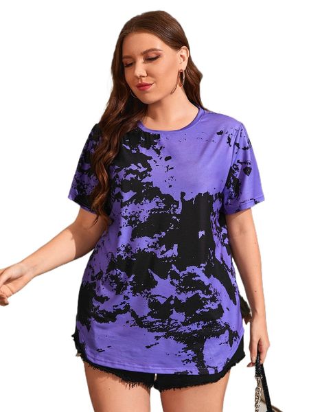 

plus tie dye tee 42ec#, Black