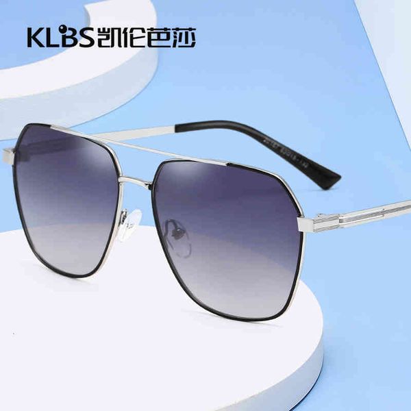 

sunglasses classic double beam men's polarizing sunglasses mirror legs carved box pilot driving gtgf, White;black