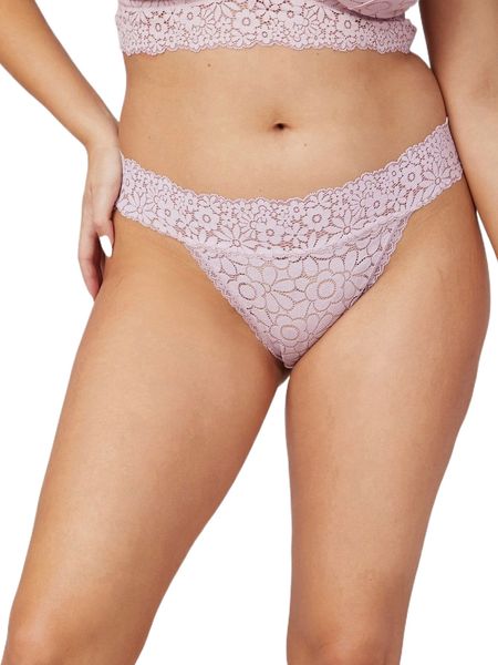 

luvlette sunny lace bikini panty x1gd#, Black;red