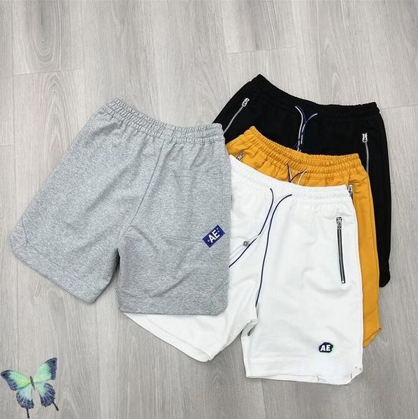 

zip pocket summer knitted shorts sports casual long short pants