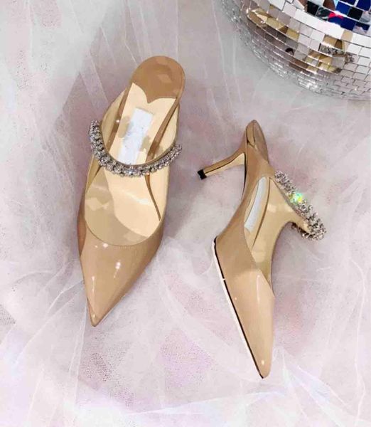 

dress shoes luxurious summer sandals ladies bing pumps women's high heels crystals ankle strap point toe slippers elegant w jimmys choo, Black