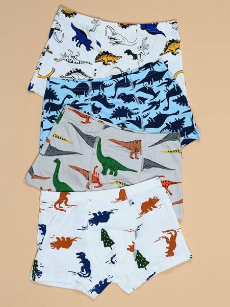 

toddler boys 4pcs dinosaur print boxer brief she, Camo