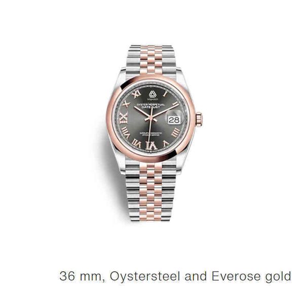 

luxury watches for mens brand for datejust woman 36mm waterproof classic business automatic movement roman numerals, Slivery;brown