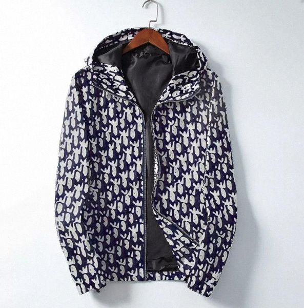 

designer mens jackets long sleeve letter casual windbreaker windrunner men zipper waterproof jacket hoodie coats m  xl xxl xxxl n6uc#, Black;brown