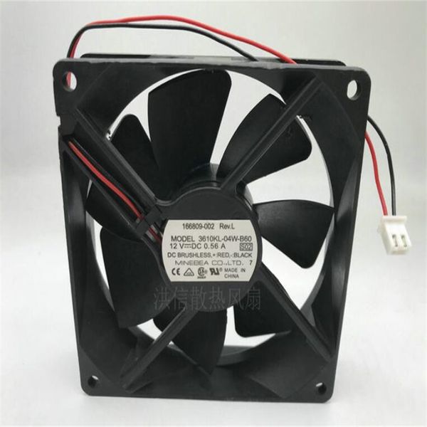 Großhandel Fan: Original NMB 3610KL-04W-B60 9225 12V 0,56A Zwei-Wire-High-Volumen-Fahrwerks-Power-Fan