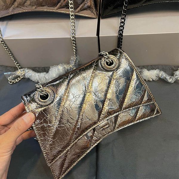 

women's 2022 handbags wallets designer the tote bag luxury crush small chain in black calendered calfskin crossbody shoulder bags telfa