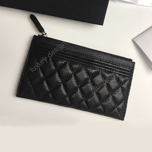 

fashion clutch genuine leather wallet with box dust bag women men purse credit id card holder purse coin purses wholesale a84471, Red;black