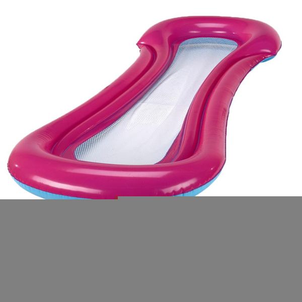 Floats infláveis ​​Tubos de volta Linha flutuante Summer Summer PVC Water Hammock Swimming Air Bedtion Beach Sports Sports Pools de espreguiçadeiras Toyinflatab