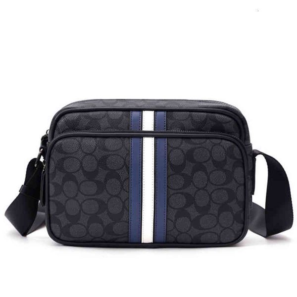 

handbags bags street men's korean style single shoulder for trendy lovers cross letter small square back, Black;red