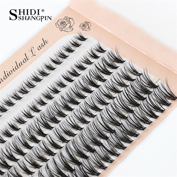 

6 rows 120 bundles eyelash extension natural faux mink eyelashes individual 20 30d cluster lashes makeup cilia false eye 220524