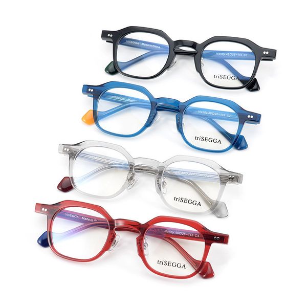 

brand men designer eyeglasses frame women spectacle myopia optical glasses retro multicolor reading glasses frames with clear lens, Silver