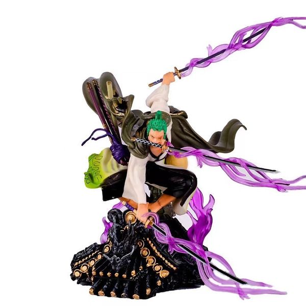 

20cm roronoa zoro figurine anime action figure children toys manga kids cartoon dolls gift pvc model decoration 220531
