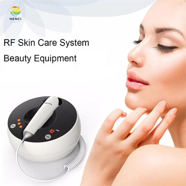 Macchina per massaggio RF portatile per rassodamento della pelle RF Rimozione delle occhiaie Dispositivo per la cura della bellezza del lifting del viso a radiofrequenza