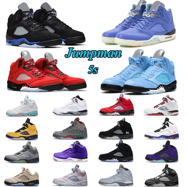 

jumpman 5 5s basketball shoes men women green bean anthracite black metallic bluebird concord oreo mens trainer
