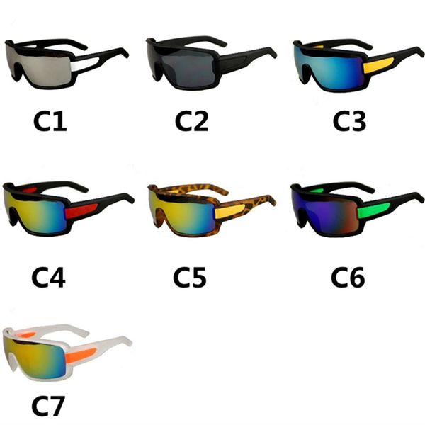 

oversized square sunglasses for men outdoor driving sun glasses dazzle colour women siamese shade sport goggles, White;black