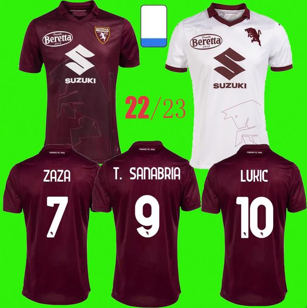 

2022 2023 torino maglia da calcio turin soccer jerseys 22 23 izzo belotti falque nkoulou maillot de football shirt, Black;yellow