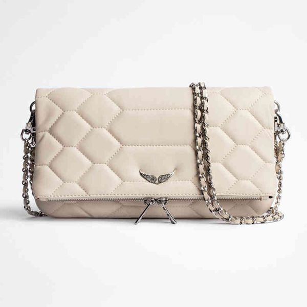 

brand women bag leather fashion wings decorated chain messenger pochette rock sac a main femme luxury shoulder s