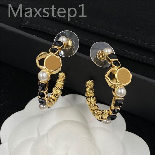 

jewelrys designer charm women earring luxury ladies classic look luxurious ear clips vintage jewelry earrings initial earring maxstep1, Golden