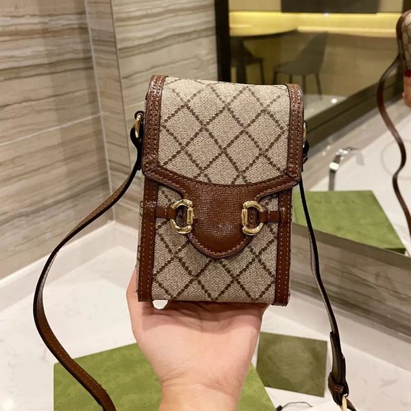 

2022 mobile phone bags fashion women crossbody handbag quality luxurys rs clutch lady shoulder purse handbags metallic printing