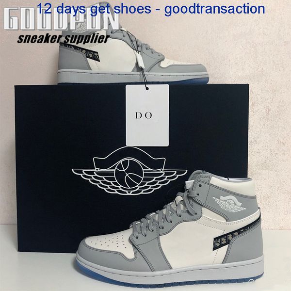 

with original box 3 days ship 1 high og outdoor shoes men women 1s wolf grey sail pn dust white with original bag cn8607-002