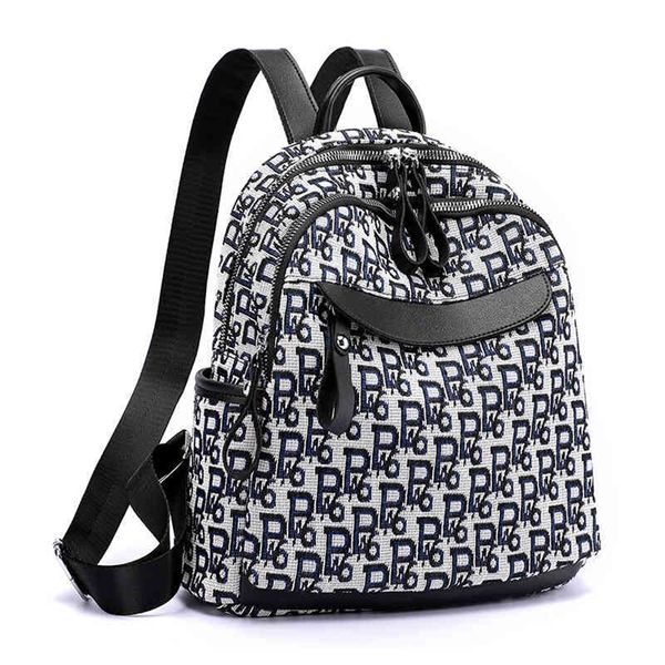 

double large capacity fashion leisure double backpack old women's schoolbag 80% off purse sales, Red;black