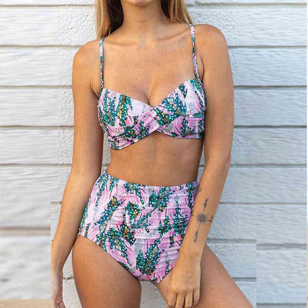 

designer women's swimsuit bikini shiying 2022 summer swimsuit women's small frh print high waist beach rort bikini 43601, White;black