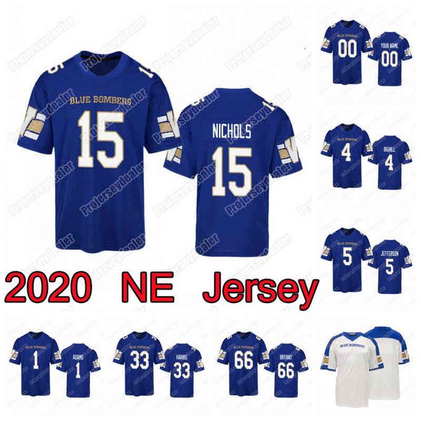 

c202 2021 winnipeg blue bombers 15 matt nichols 33 andrew harris 4 adam bighill 5 willie jefferson 66 stanley bryant darvin adams jersey, Black