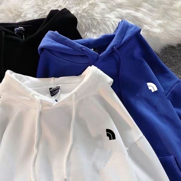 

2022 new men's hoodie fashion casual printed letter sweater trend spring and autumn pure cotton couple clothes hooded pullover black bl