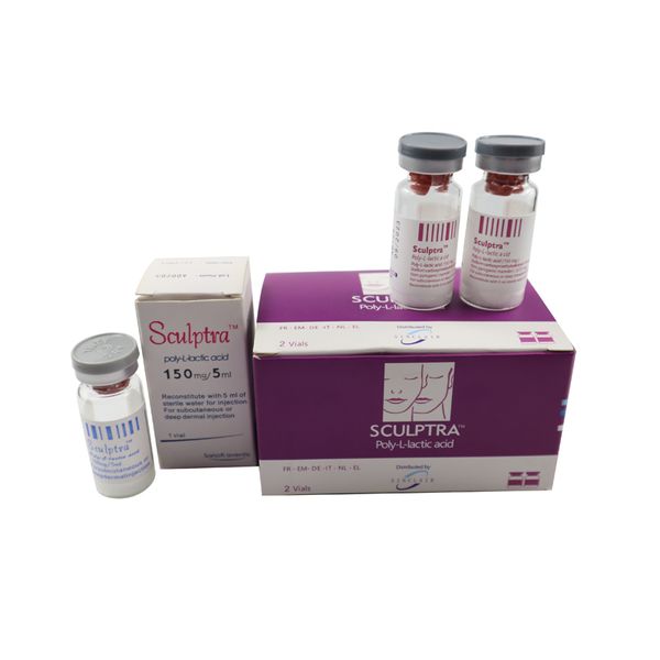 

sculptra 2 vials x 5ml poly-l-lactic acid beauty items butt dermal filler