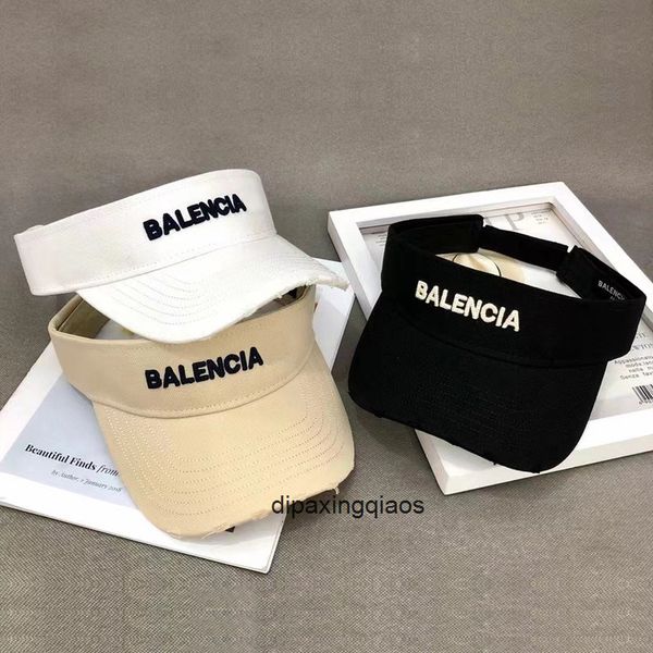 

ball caps balencaigass letter printed fashion b house empty hat women's summer sunshade embroidered sunscreen hat women's net red, Blue;gray