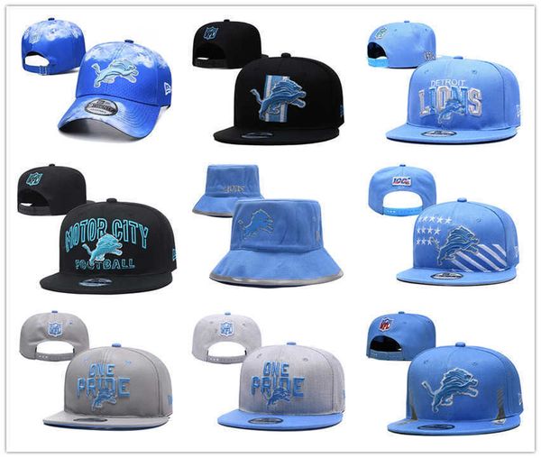 

snapbacks detroit''lions''men football hats cap adjustable fit hat, Black;white