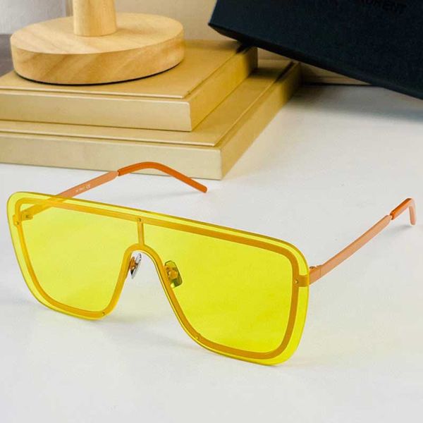 Trendige Marke, beliebte Sonnenbrille, SLP, luxuriös, cooler Stil, selbstfahrend, Reisen, übergroße Fahrerbrille, Männer und Frauen, Persönlichkeit, wilde Lünetten, SL364