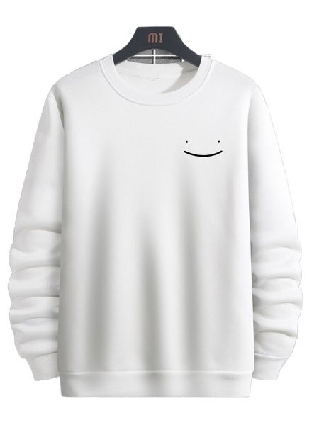 

men cartoon graphic thermal lined sweatshirt i8cp#, Black