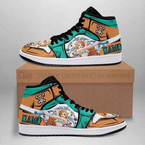 

nami sneakers clima tact skill anime shoes fan, Black