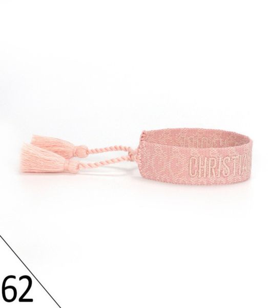 

designers friendship woven bracelets luxury brand adjustable for womens mens vintage braided bracelet fashion embroidery tassel bangles jewe, Golden;silver