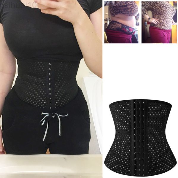 Taille Trainer Fitness Korsett Für Gewichtsverlust Sport Workout Schlank Body Shaper Bauch Modellierung Gürtel Shapewear Frauen Abnehmen Mantel L220802