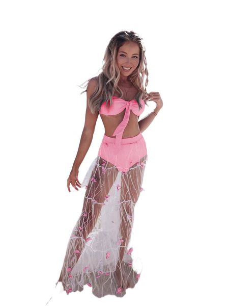 

knot bandeau bikini swimsuit with beach skirt b0qx#, White;black