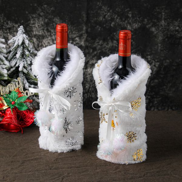 Outros itens de beleza de saúde Holiday Wine Bottors Bags Tampa de garrafa com Ferramenta Decorações de Feliz Natal Decorações de Ano Novo Ferramenta