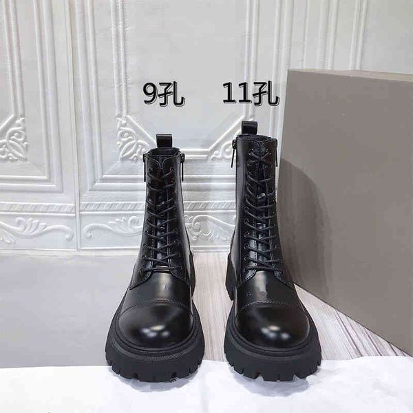 

boots black martin boots women's british style autumn short knight round head lace up chelsea