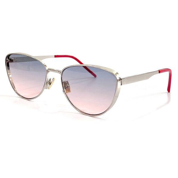 

2022 alloy oval frame sunglasses women fashion brand cat eye glasses designer personality luxury eyewear outdoor, White;black