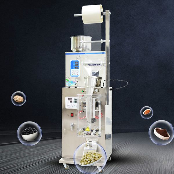 1-100G Máquina de embalagem de pesagem automática para máquinas de fabricação de bolsas multifuncionais em pó granular 110V 220V