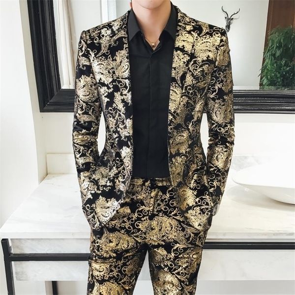 

mens suit jackets and suit trousers fashion suits coats and pants large size s5xl t200303, White;black