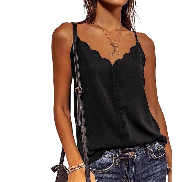

2022 amazon summer new ladies lace small condole european and american women's wear 51ex#, White