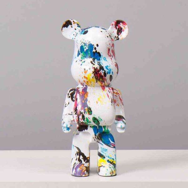 

28cm figurines bearbricked 400% anime action figure toy bear model cosplay cartoon kawaii collection model doll gift for kids aa220323