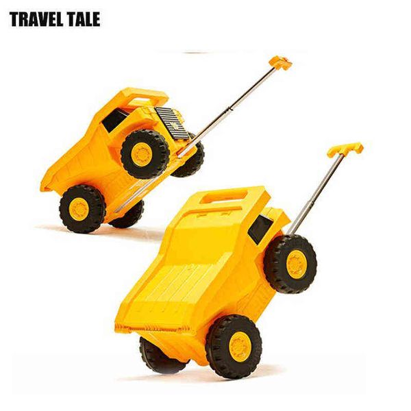 Travel Tale Baby Toy Trolley Suctcond Canget on Rolling Buggage для детей J220708 J220708