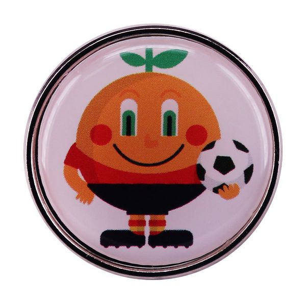 

naranjito-mundial pin brooch futbol mascot 1982 spain world cup soccer badge, Blue