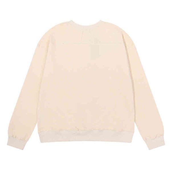 

men hoodies for designer hip hop autumn and winter niche beauty trend rhude tiger hd printing high-g heavy terry round neck sweater women, Black