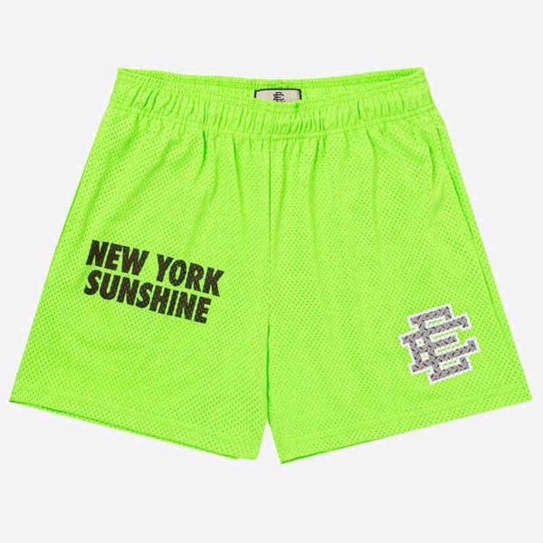

luxury summer fashion men's shorts eric emanuel short ee basic newyork city skyline designers casual fitness gym workout mesh breathab, White;black